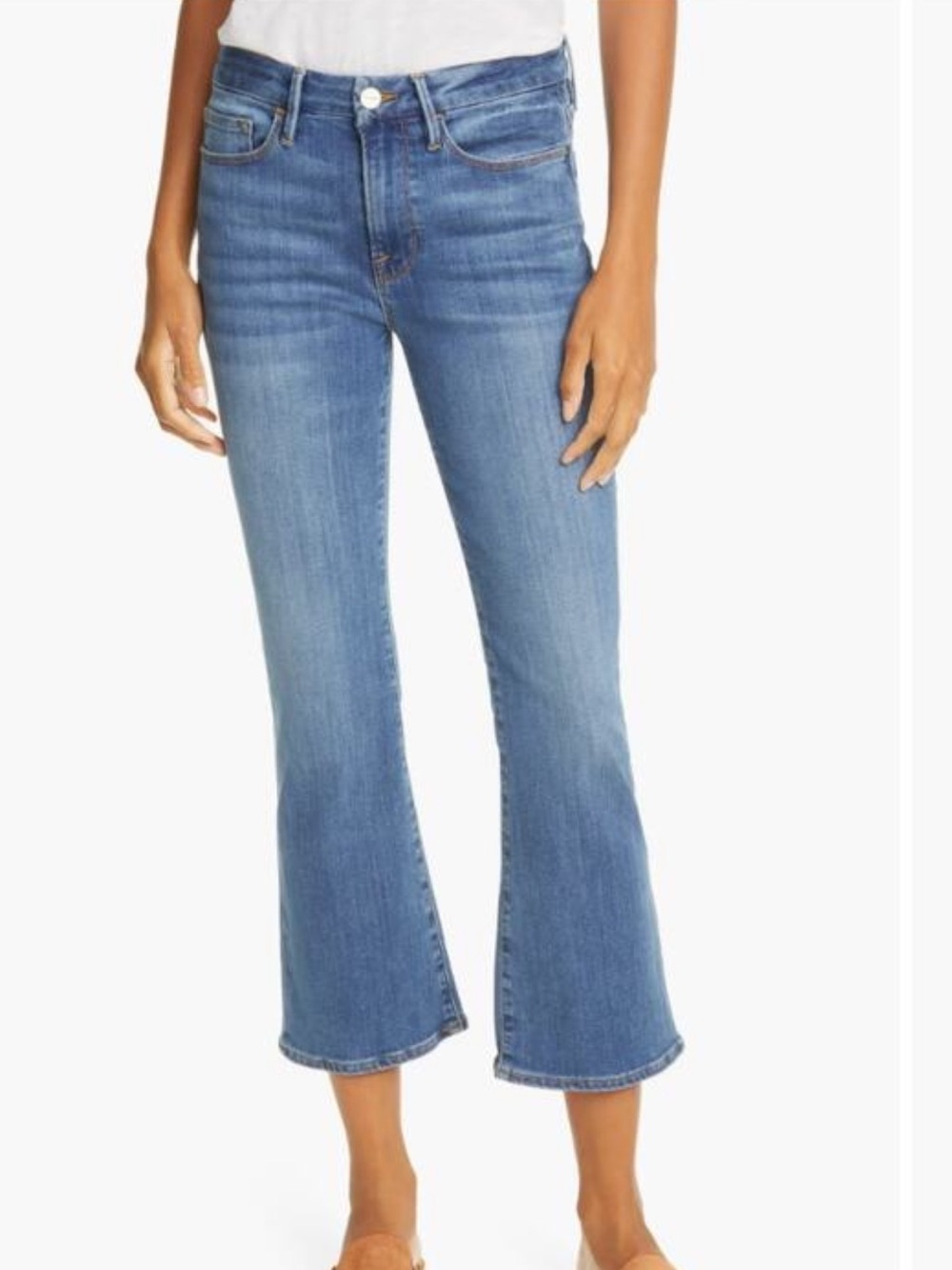 Frame Denim Le Crop Mini Boot Jeans Size 23